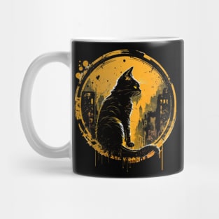 Neon Cat Deign Mug